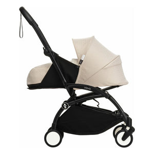 Stokke® - YOYO³ Bonpoint Komplett-Kinderwagen 0+ und 6+ Schwarzgestell | Beige