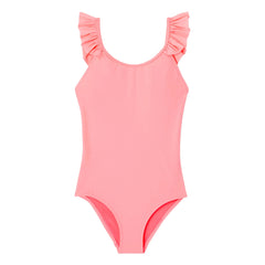 Lison Paris - 1-teiliger Badeanzug Bora Bora Recycelte Fasern | Fluoreszierend Pink