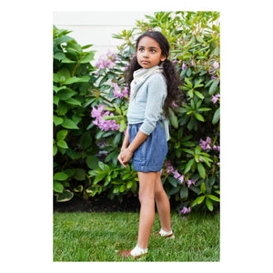 Soor Ploom - Ina Bio-Baumwoll-Wickeljacke | Eisblau