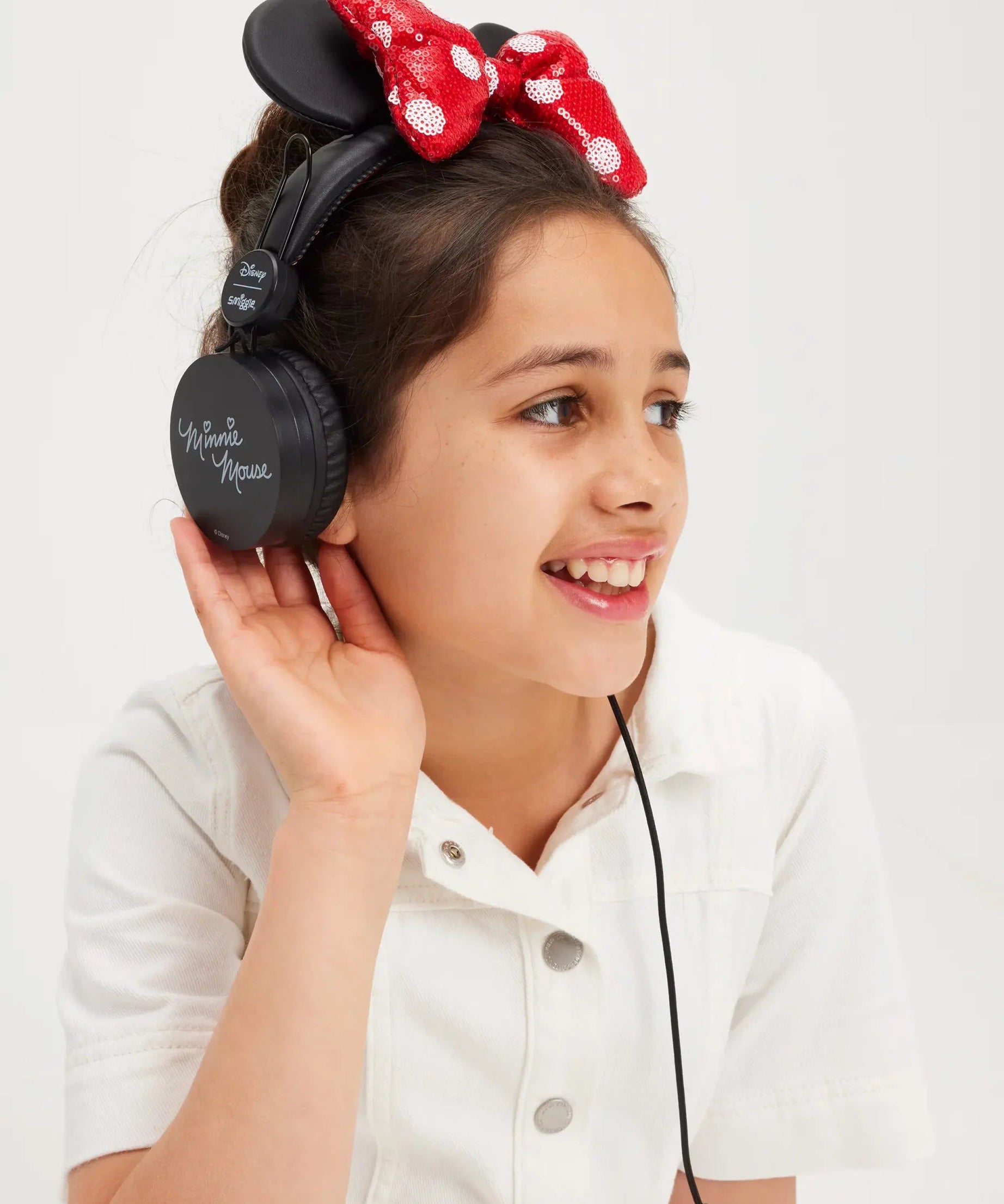 Smiggle - Disney Minnie Mouse Kulak Üstü Kulaklık-Dinossi