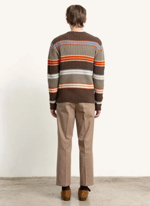 Edmmond Studios - Gestreifter Pullover | Braun