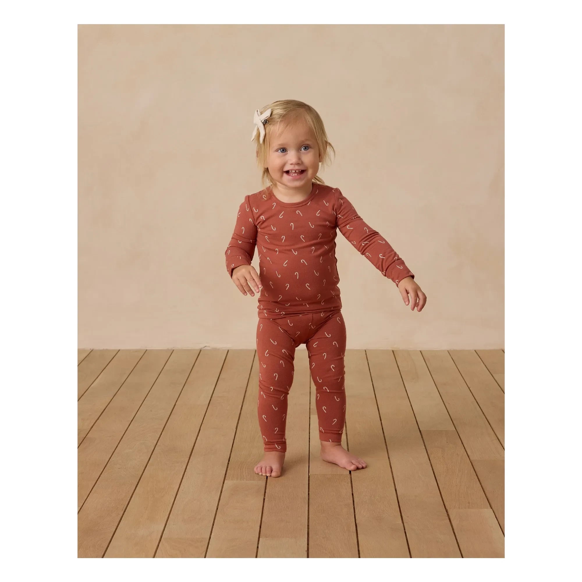 Quincy Mae - Rouge Braun Pyjama-Set