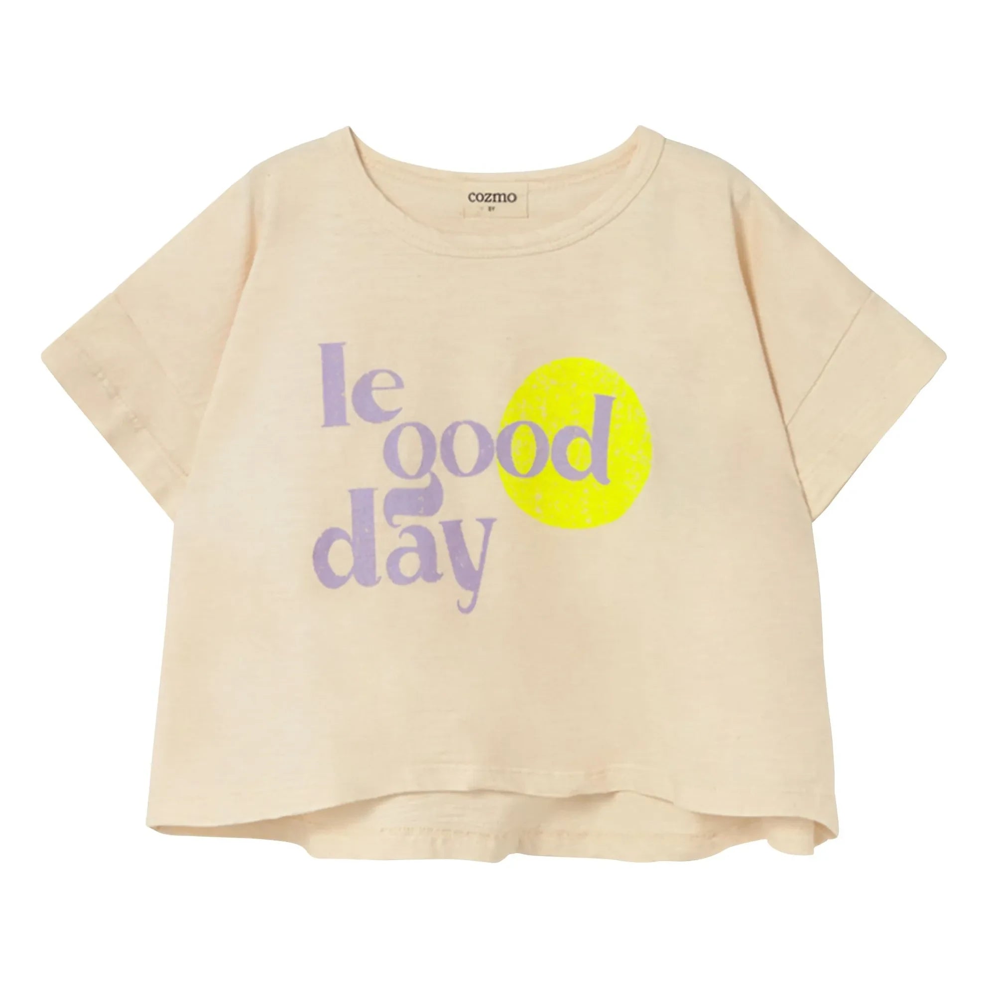 Cozmo - Aura Le Good Day Tişört | Fildişi
