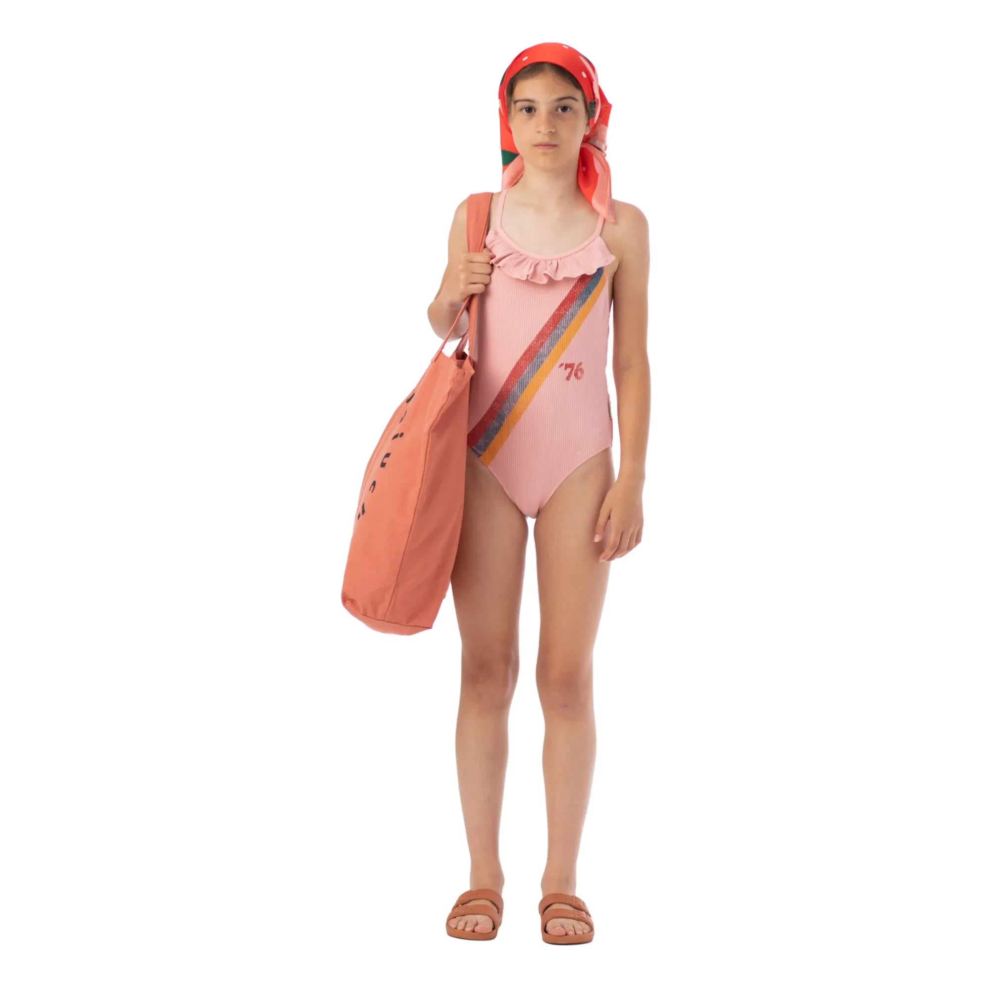 Piupiuchick - Fliegender Badeanzug aus recyceltem Material | Rosa
