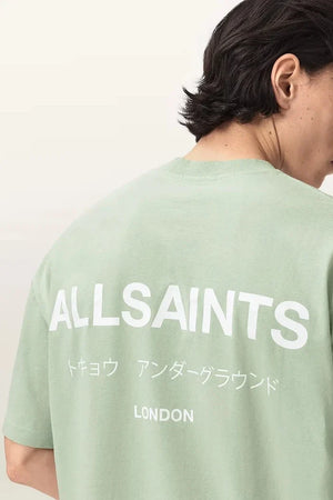 AllSaints Herren Baumwoll Oversize T-Shirt