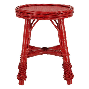 House of Capricorn - Furnas gewebter Bastelhocker | Rot