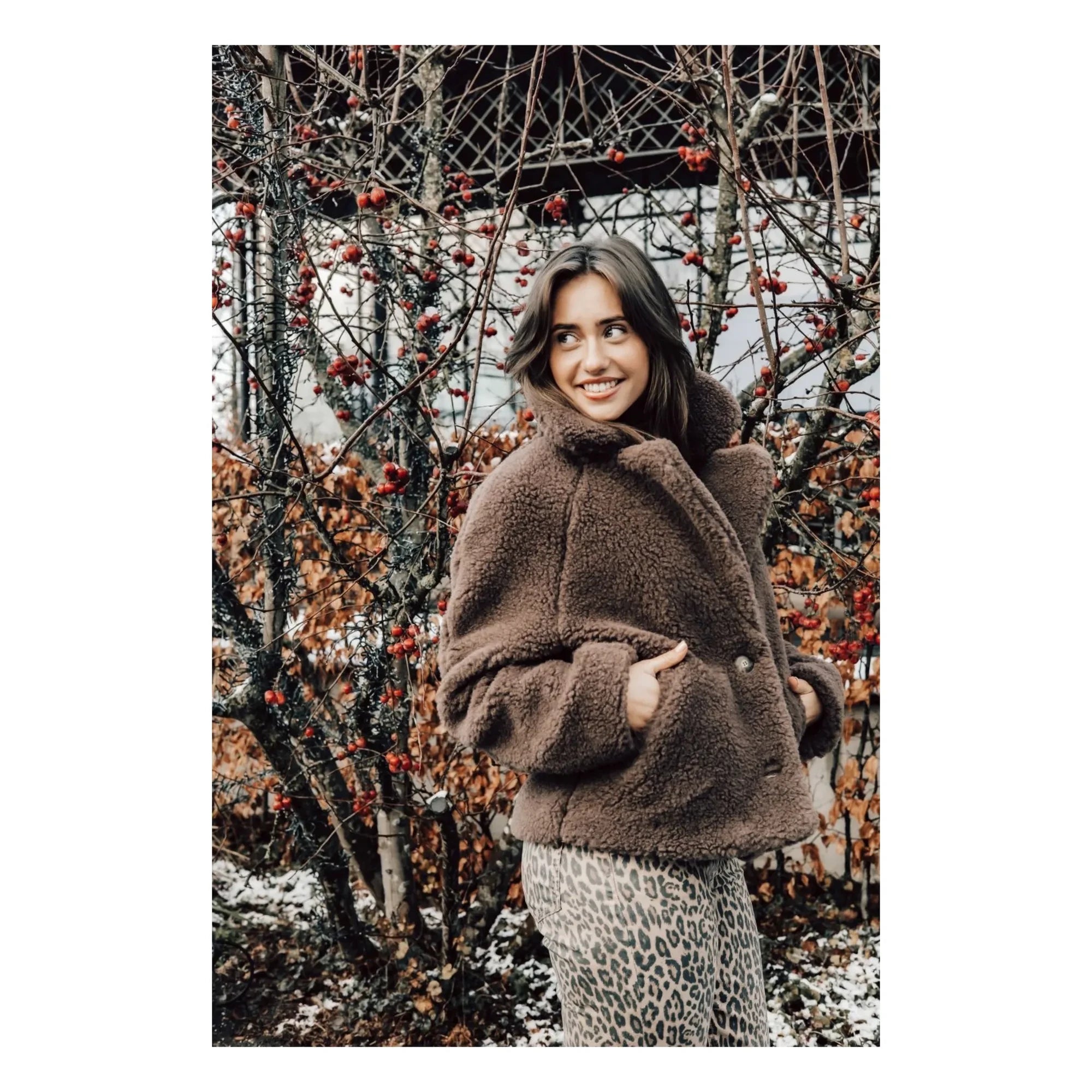 Alwero - Herita-Mantel - Erwachsenenkollektion | Schokolade