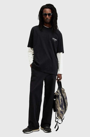 AllSaints Herren Baumwoll Oversize T-Shirt