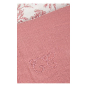 Tartine et Chocolat - Toile de Jouy Decke | Pfirsich