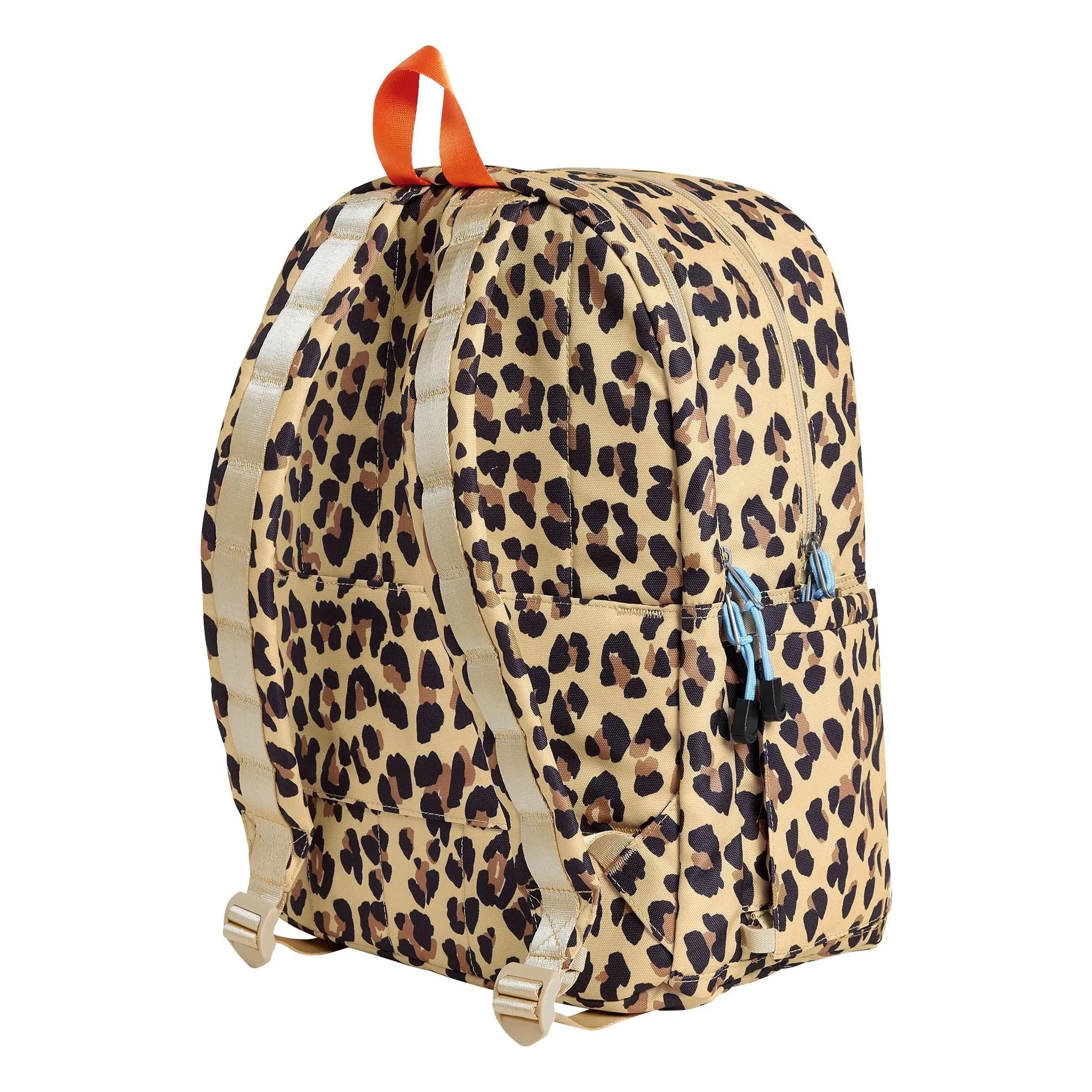State Bags - Kane Leopard Rucksack mit zwei Taschen | Beige
