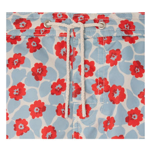 Bonpoint - Ariel Fleuri Badeshorts aus recyceltem Polyester | Hellblau