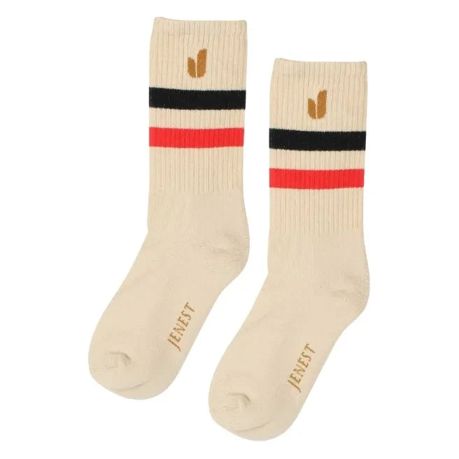 Jenest - J Sport Socken aus Bio-Baumwolle | Beige