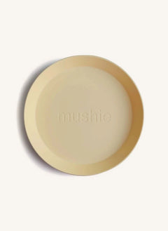 Mushie - Teller - 2er Set | Gelb
