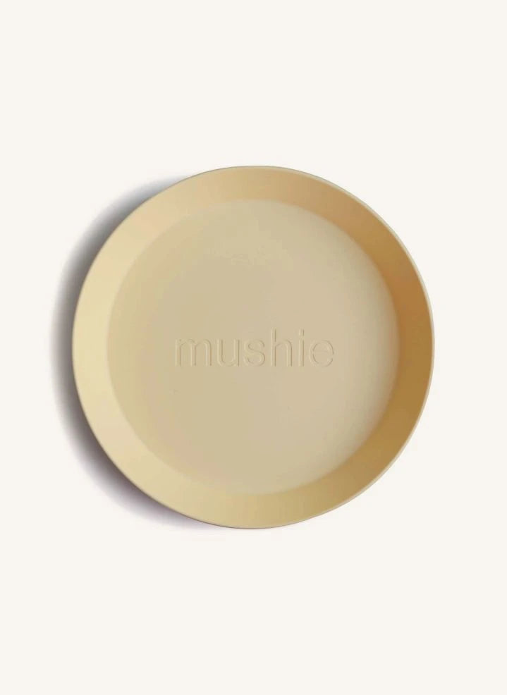 Mushie - Teller - 2er Set | Gelb