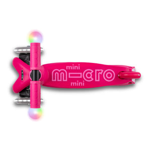Micro - Mini 3'ü 1 Arada LED scooter | Ahududu Kırmızısı