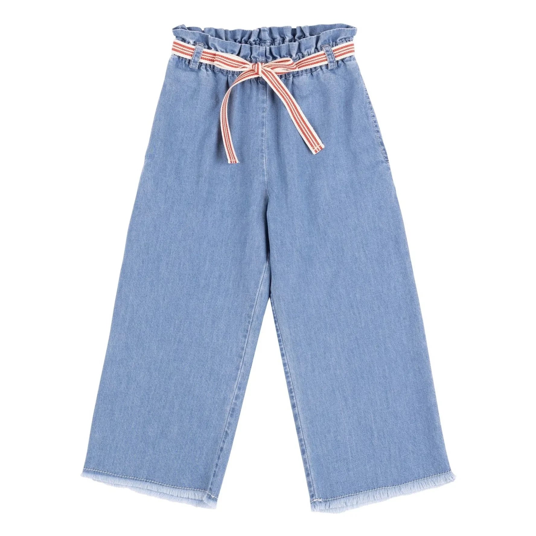 Babe & Tess - Weite Kordelzug Jeans Love | Hellblau