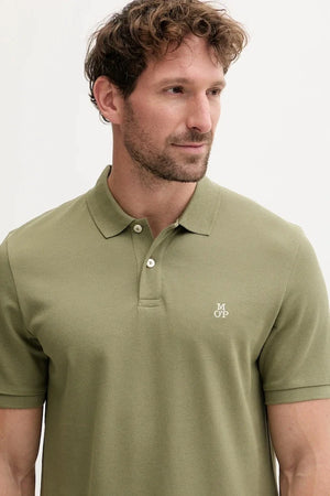 Marc O'Polo T-Shirt mit Kragen aus Baumwolle