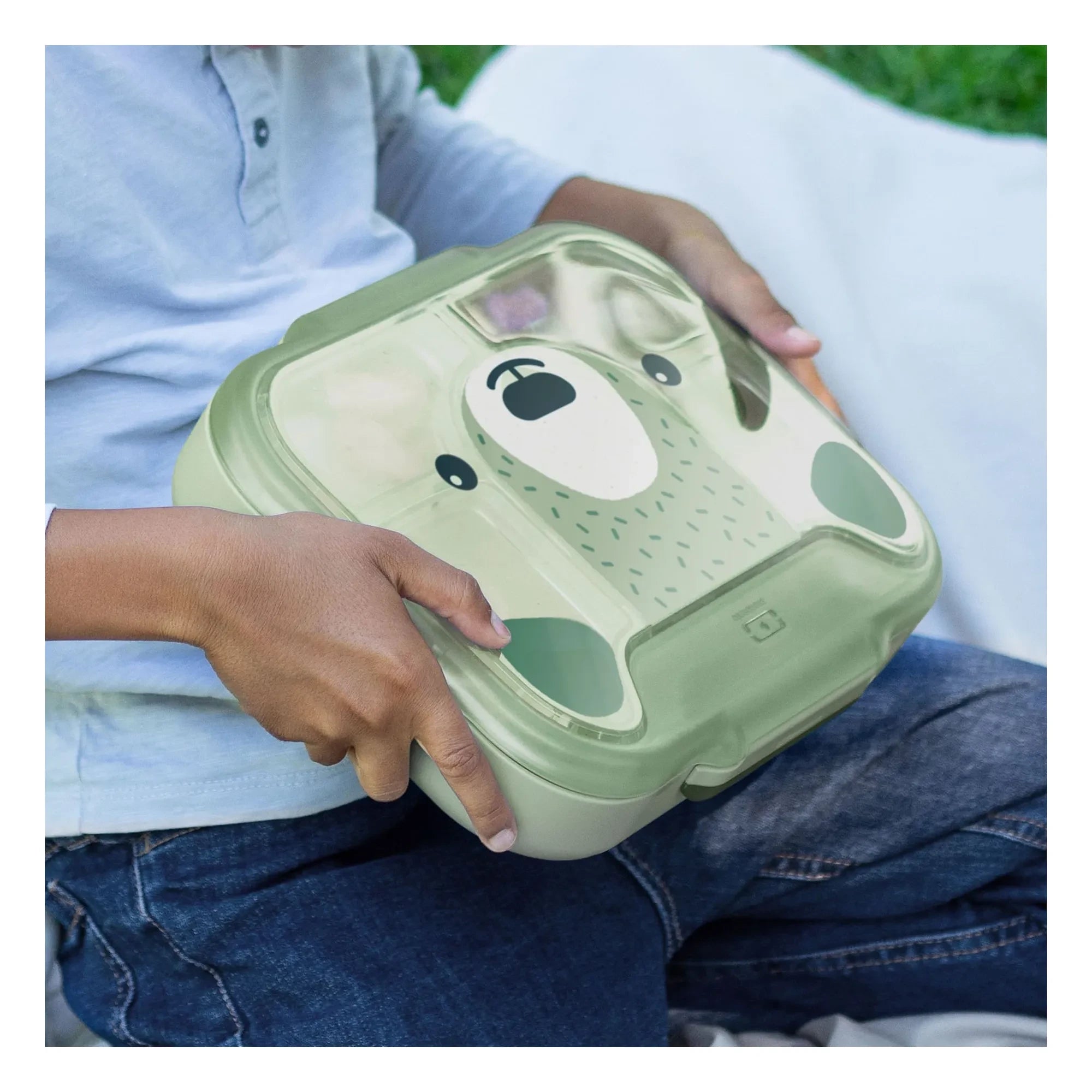 Monbento - MB Wonder Bear Snackbox | Grün