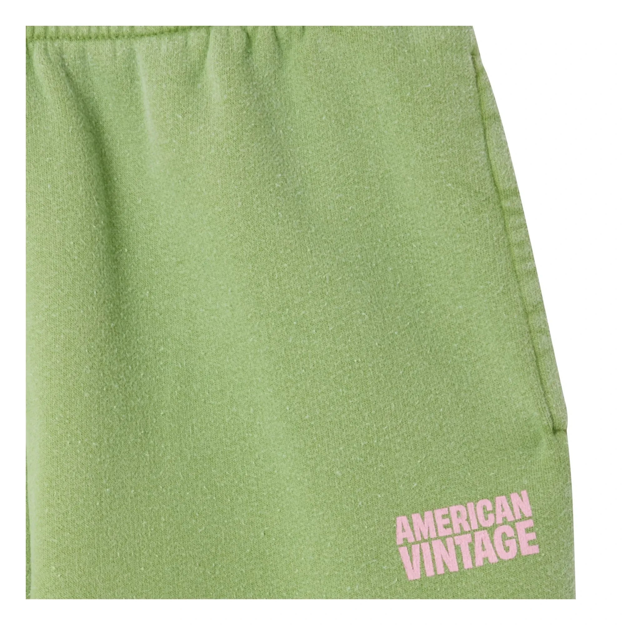 American Vintage - Plizzy Baumwoll-Jogger | Blassgrün