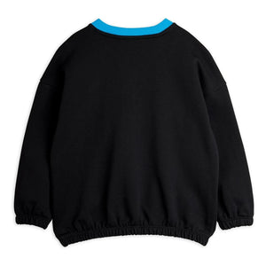 Mini Rodini - Space Tour Bio-Baumwoll-Sweatshirt | Schwarz