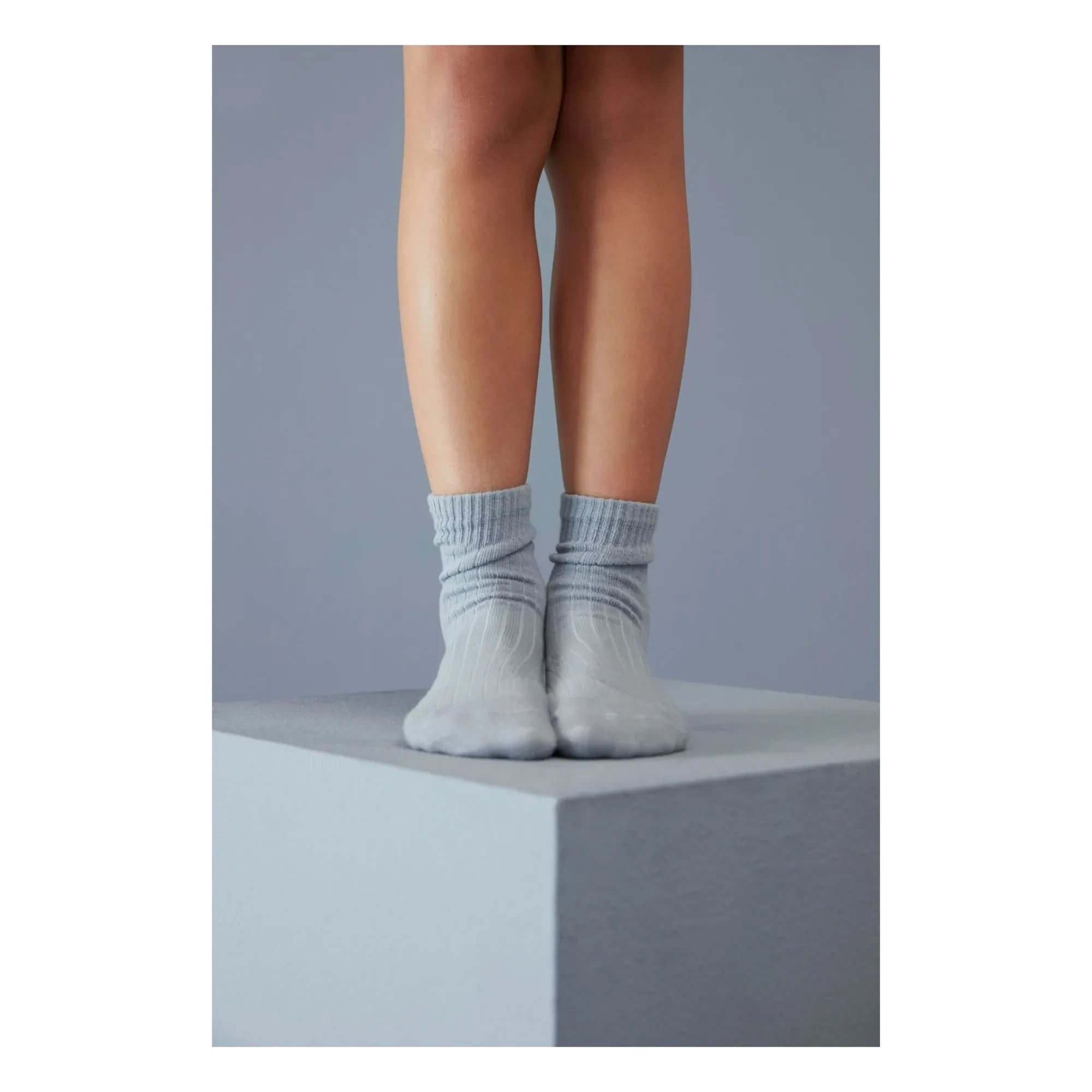 Gray Label - 2er-Set Socken aus Bio-Baumwolle | Eisblau