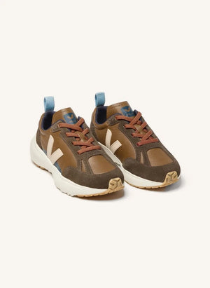 Veja - Kleine Kanarienvogel Leder Sportschuhe - Veja x Bonpoint | Braun