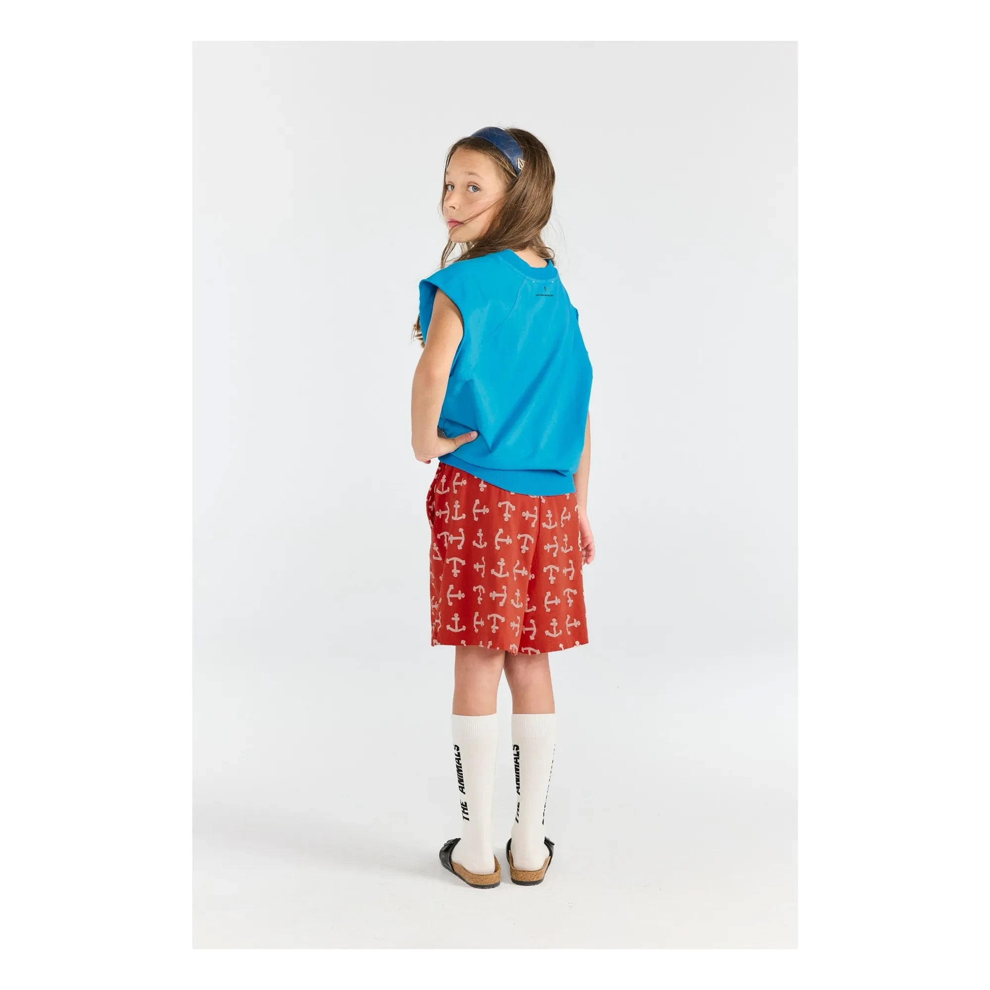The Animals Observatory – Shorts aus Bio-Baumwolle mit Mole Anchor-Print | Rot