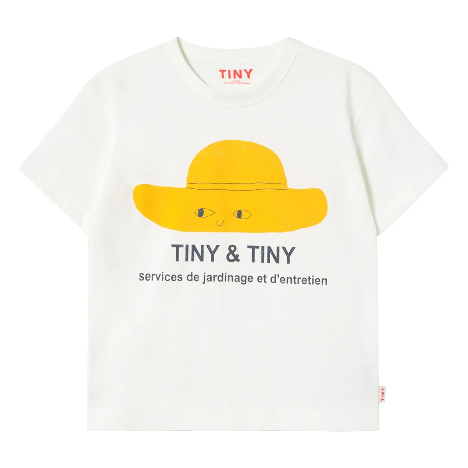 Tinycottons - T-Shirt aus Bio-Baumwolle mit Tiny & Tiny-Motiv | Weiß