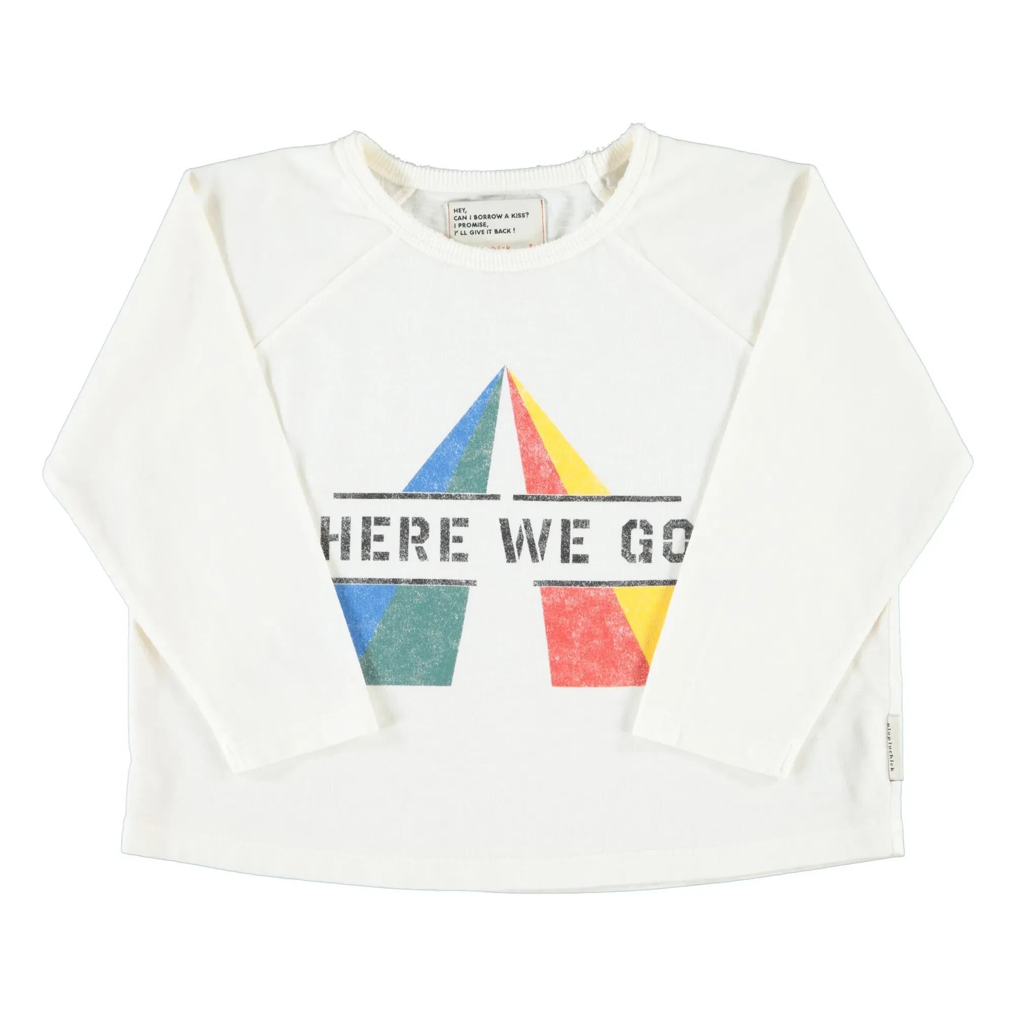 Piupiuchick - Here We Go T-Shirt | Ecru