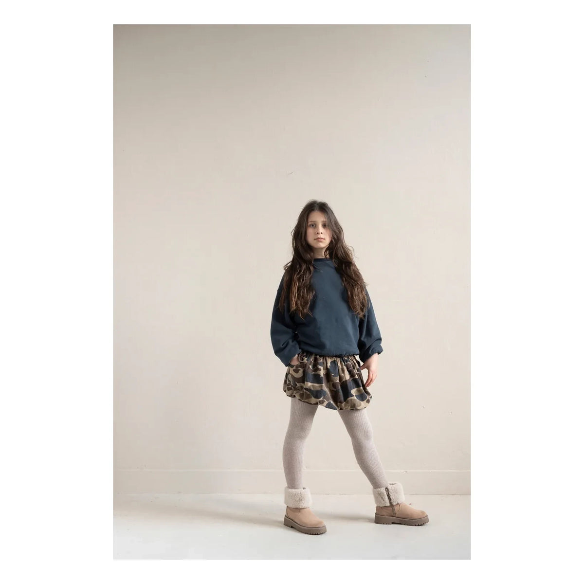 Jenest - Betty Camouflage-Cargo-Rock | Karamell