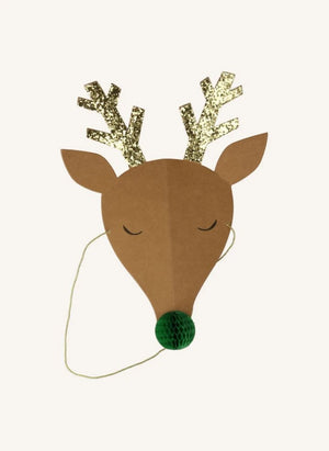 Meri Meri - Lustige Rentier-Weihnachtshüte - 6er Set