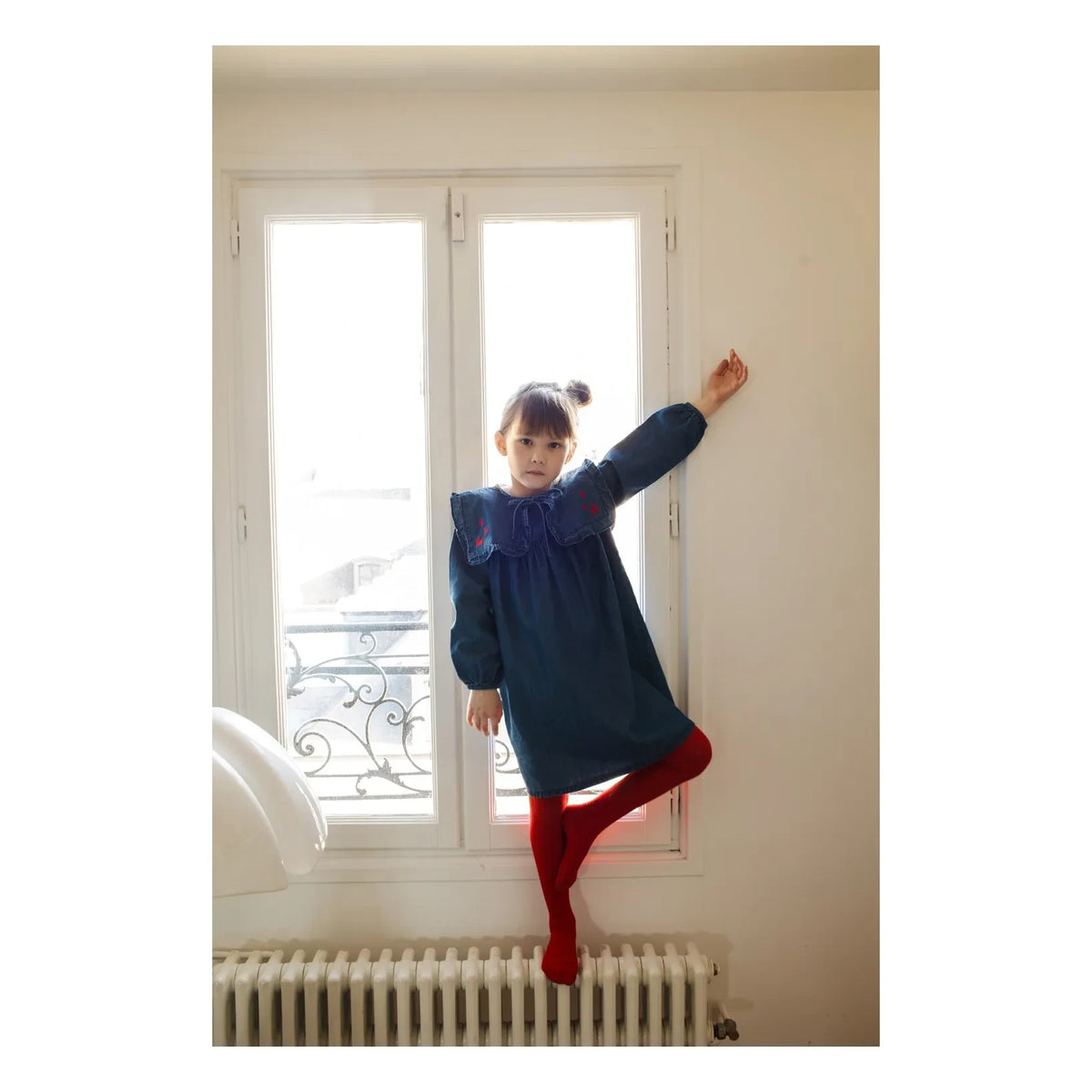 Louis Louise - Celicia Chambray Kleid | Blau