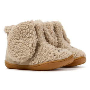 Camper - Twins Rabbit Sherpa Stiefel | Beige