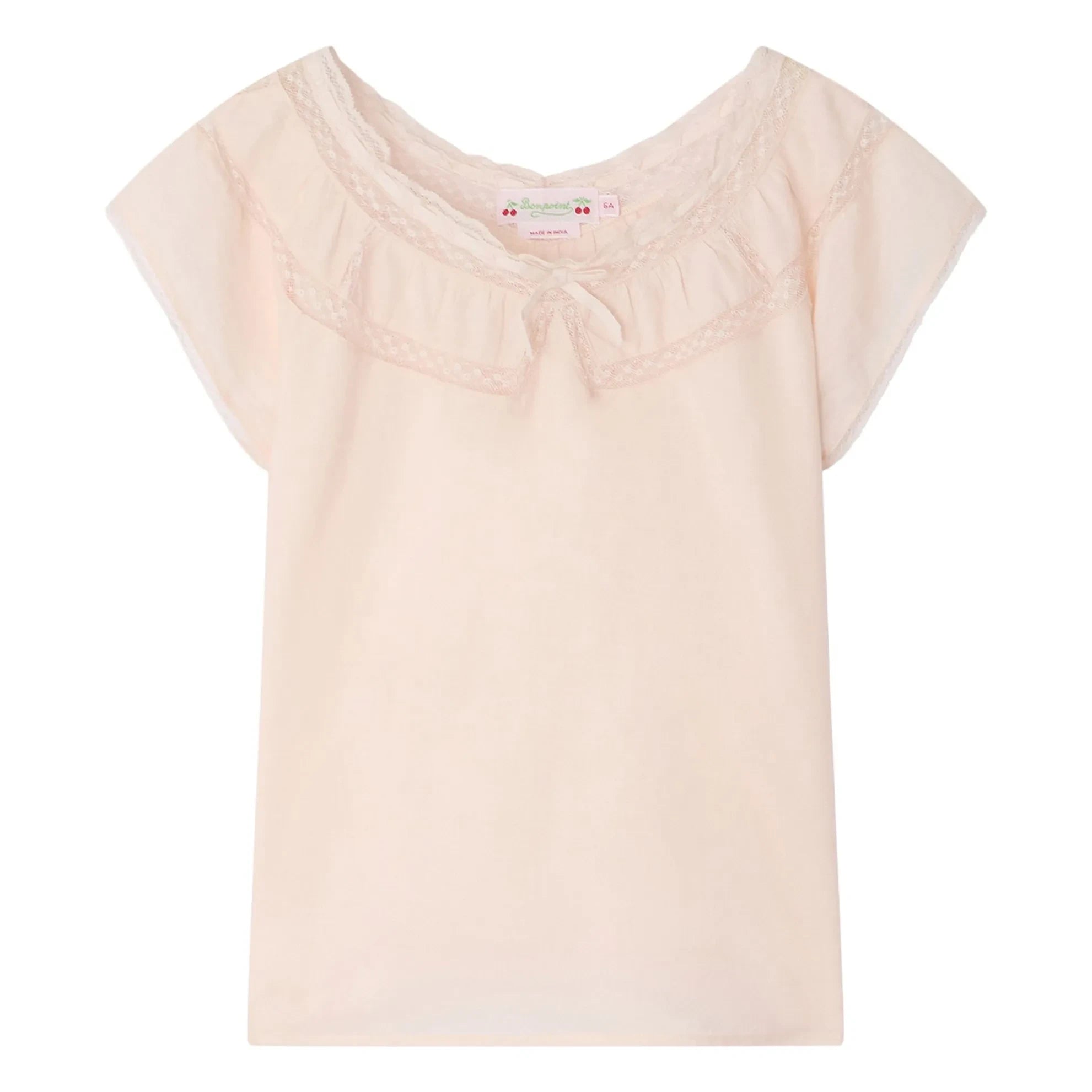 Bonpoint - Leana Bluse aus Bio-Baumwolle | Puderrosa