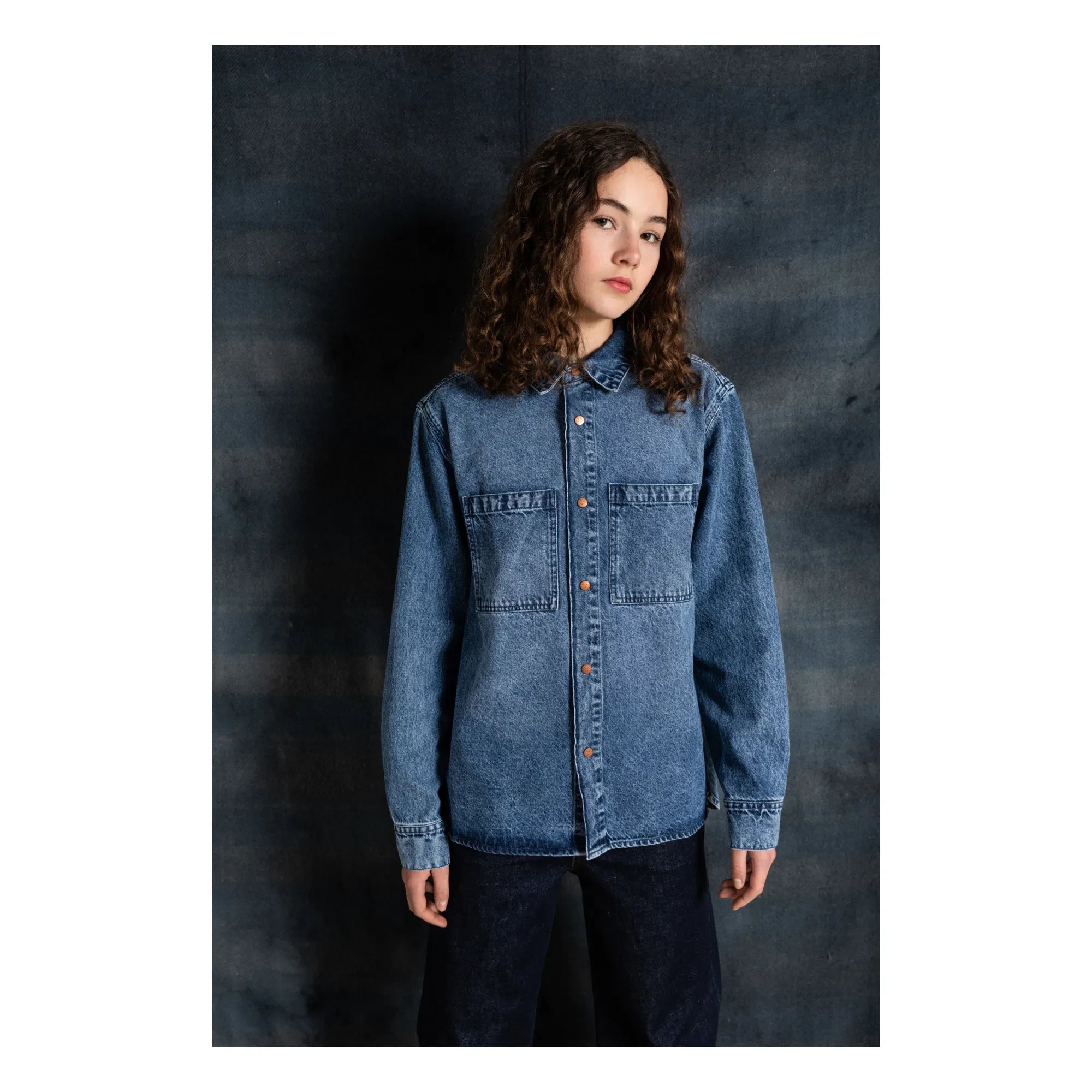 Finger in the nose - Enara Hemd | Blau