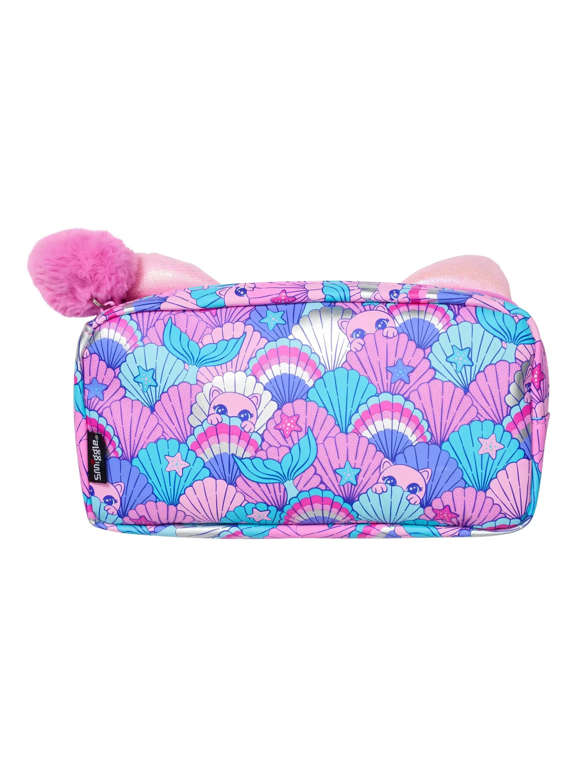 Smiggle - Hi There Çift Gözlü Kalem Kutusu-Dinossi