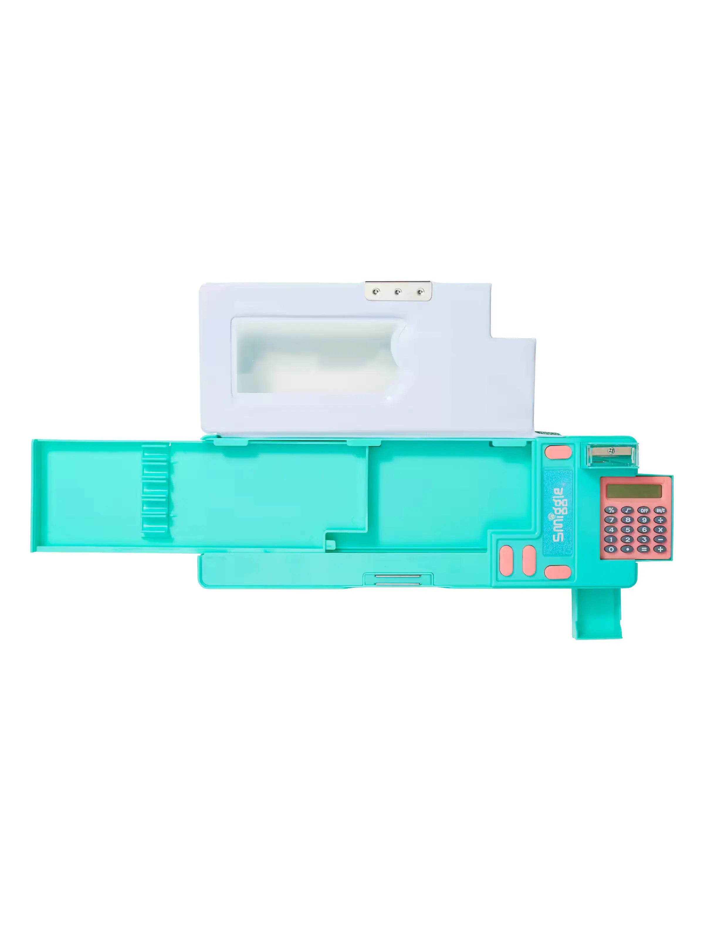 Smiggle - Hi There Hesap Makineli Pop Out Otomatik Kalem Kutusu-Dinossi