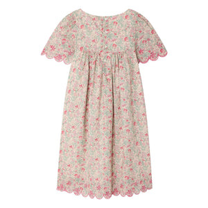 Bonpoint – Lysiane Fleurie Rüschenkleid aus Bio-Baumwolle | Rosa