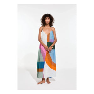 Mapoésie - Miami Ettore Baumwollkleid | Weiß
