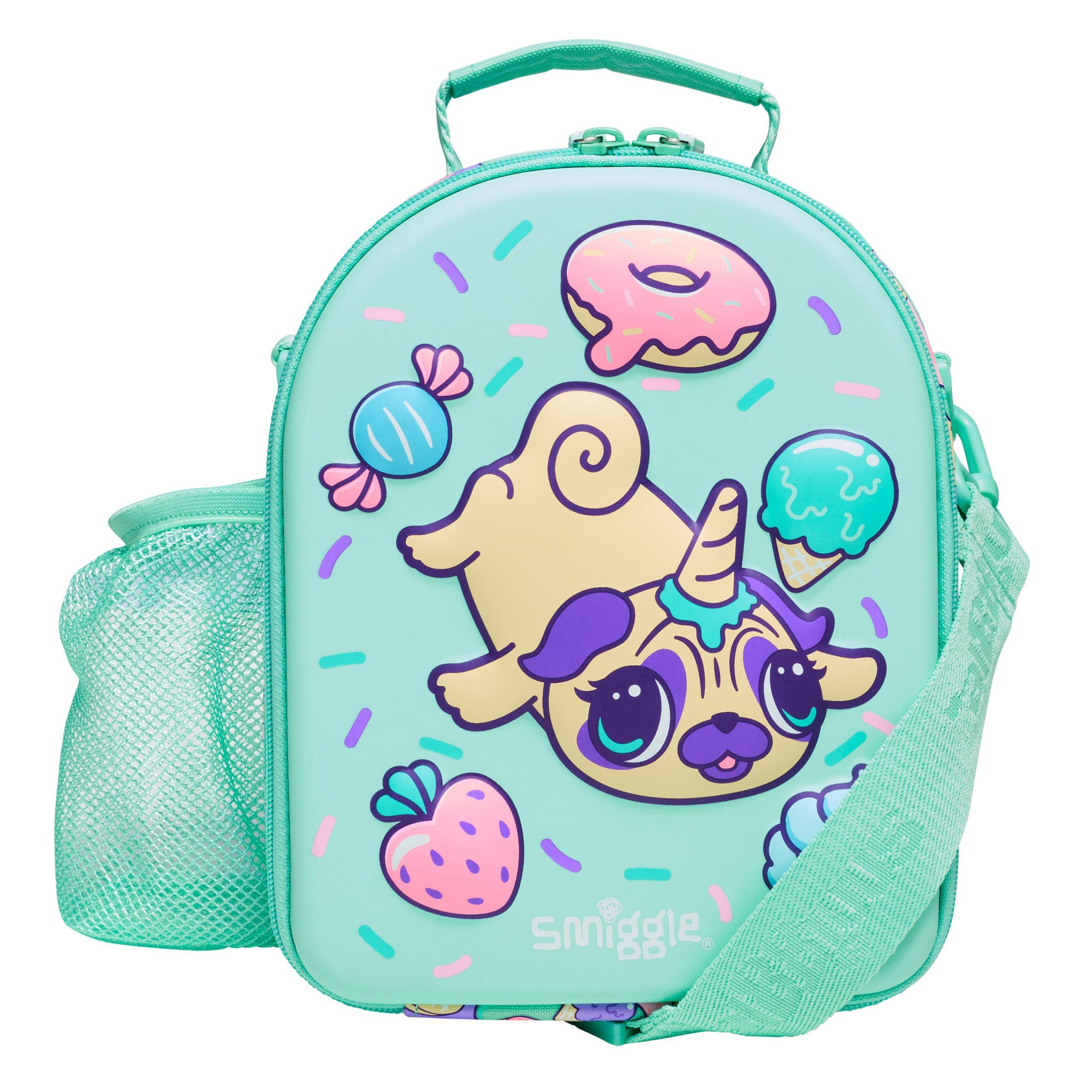 Smiggle - Hey There Askılı Hardtop Curve Beslenme Çantası-Dinossi