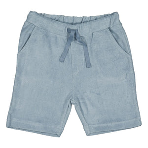 Louis Louise – Brooklyn Frottee-Bermuda-Shorts | Graublau
