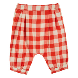 Emile et Ida - Vichy Sarouelhose aus Bio-Baumwolle | Rot