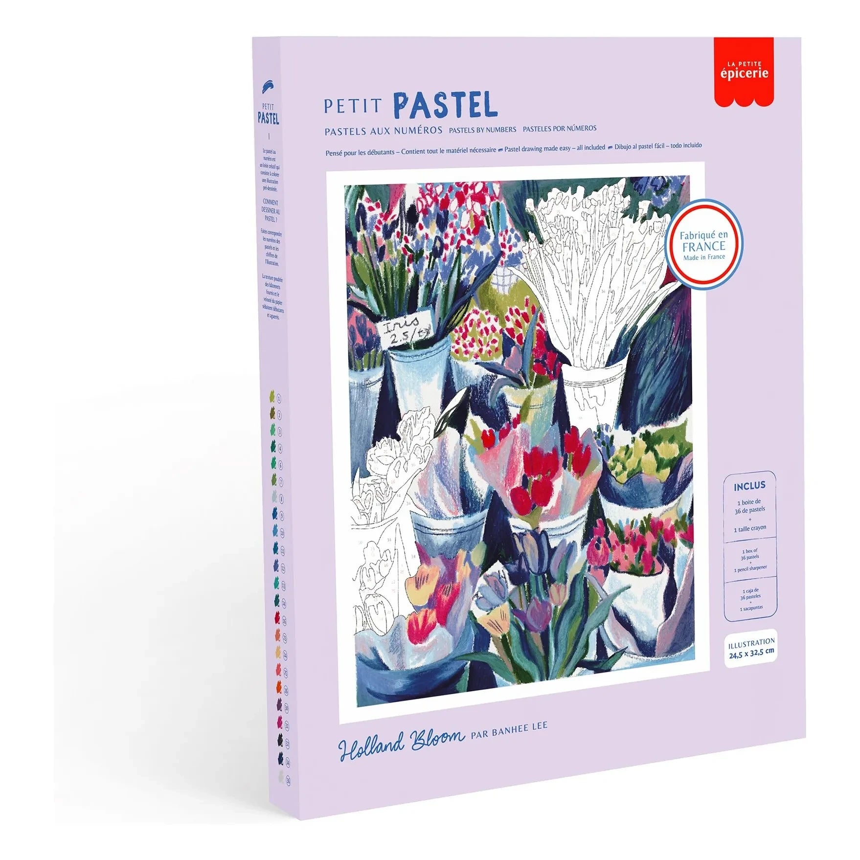 La Petite Épicerie - Pastell-Set nach Zahlen - Holland Bloom