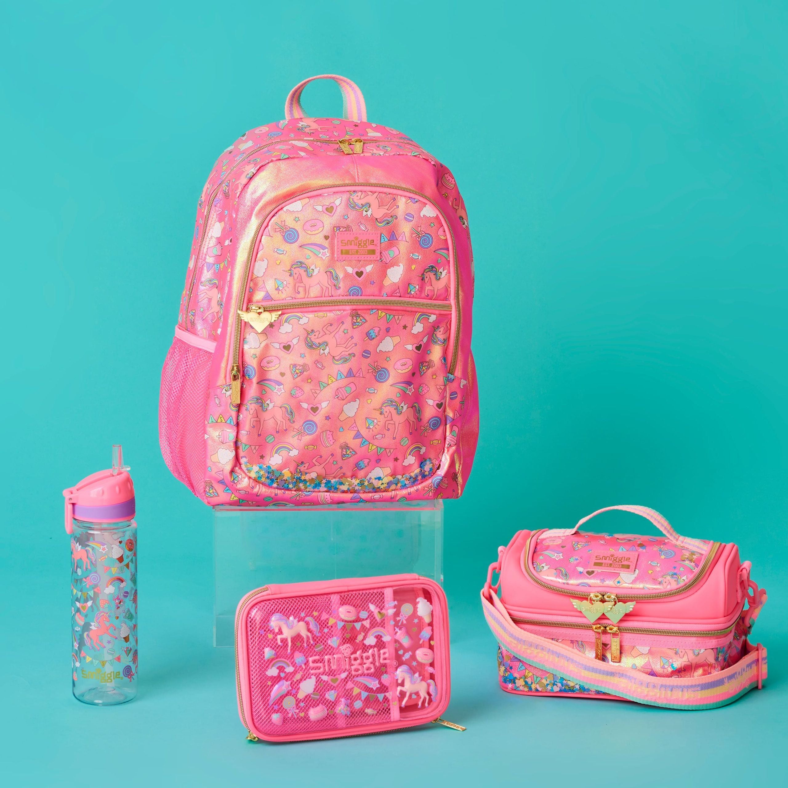 Smiggle - Fiesta HardTop Kalem Kutusu-Dinossi