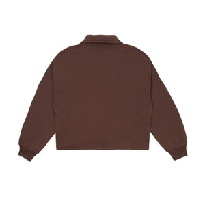 Finger in the nose - Brooklyn polo yaka sweatshirt | Kahverengi