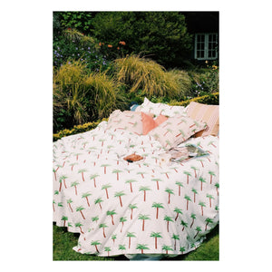 Anna + Nina - Les Palmiers Kissen | Braun