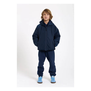 Smallable Kid - Gewaschene blaue Bio-Baumwoll-Jogger