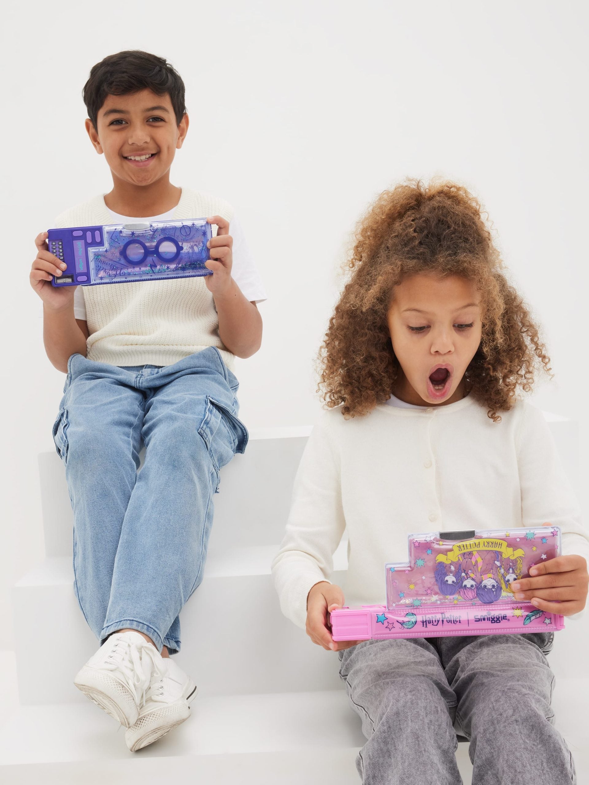 Smiggle - Harry Potter Hesap Makineli Otomatik Kalem Kutusu-Dinossi