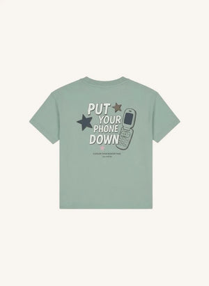 Cos I Said So - "Leg dein Handy weg" T-Shirt | grau-blau
