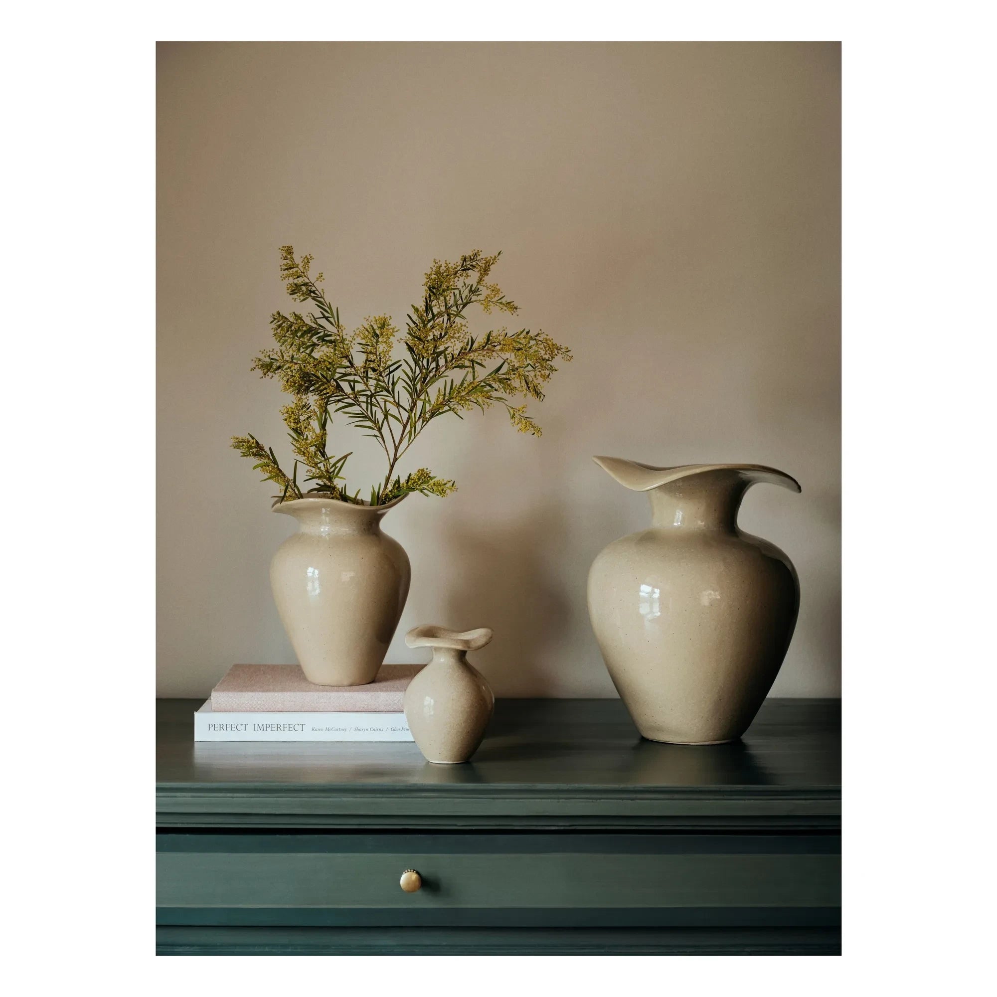 Broste Copenhagen - Vase Florentina | Beige
